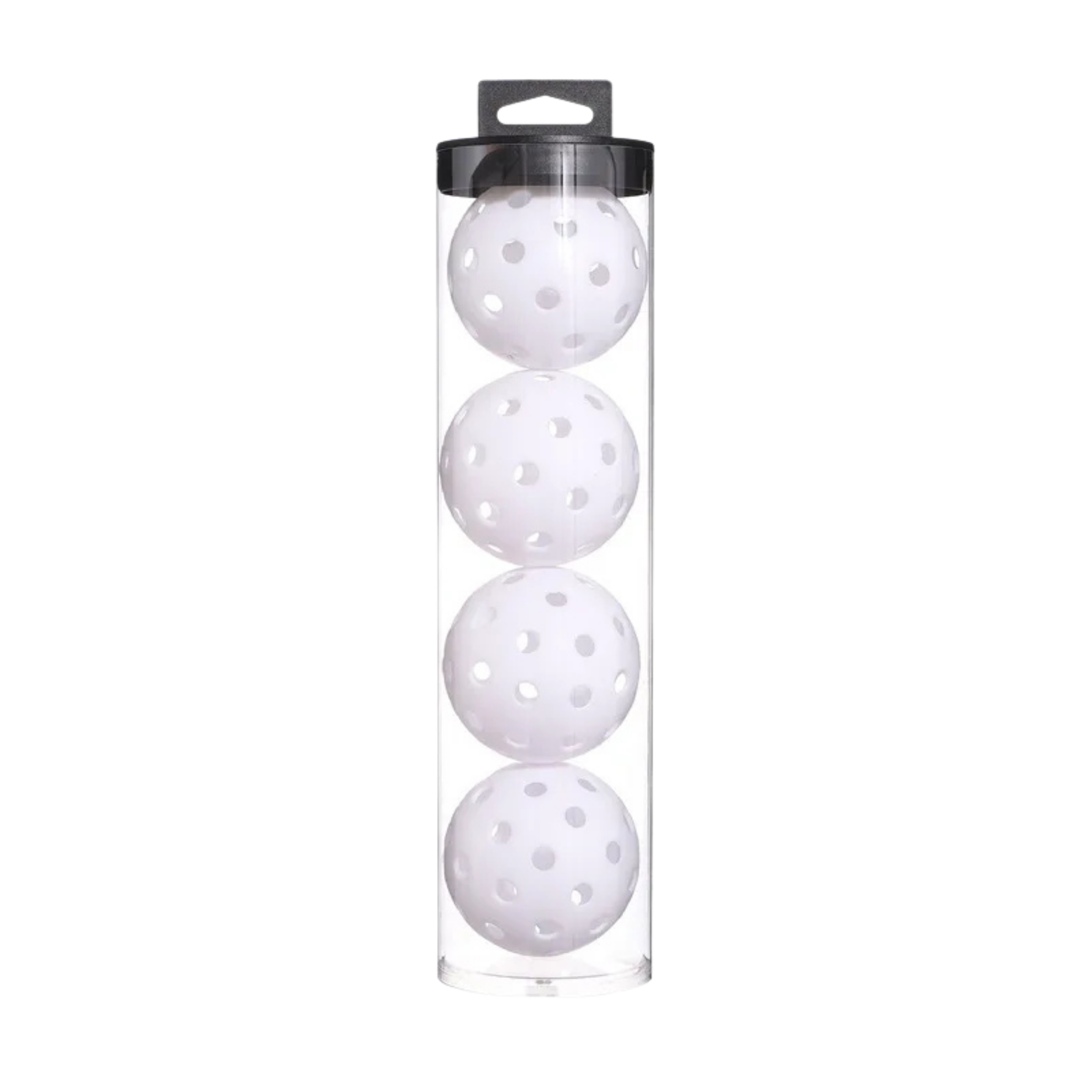 lot 4 balles pickleball exterieur blanc