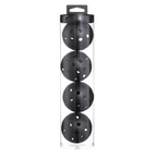 lot 4 balles pickleball exterieur noir
