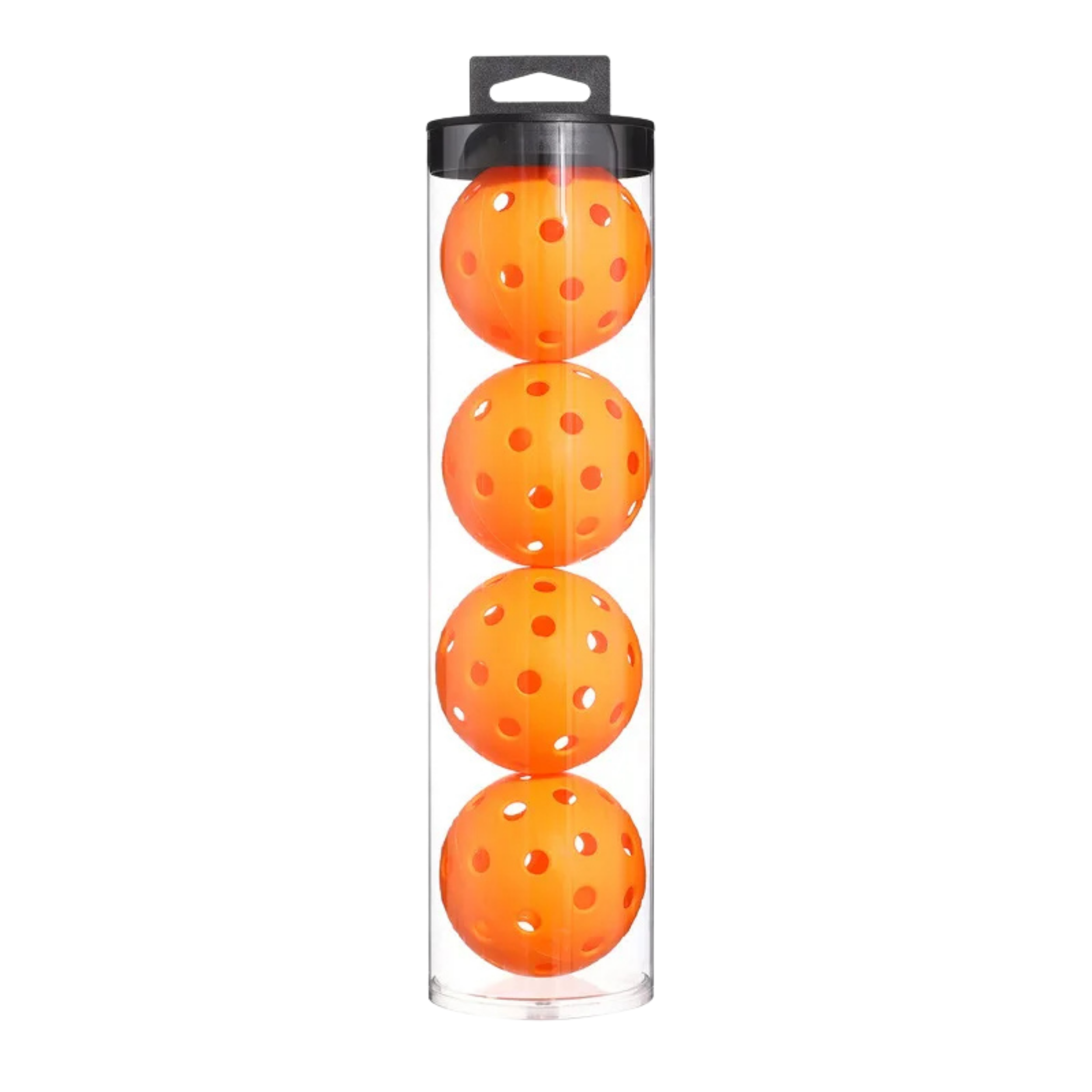lot 4 balles pickleball exterieur orange