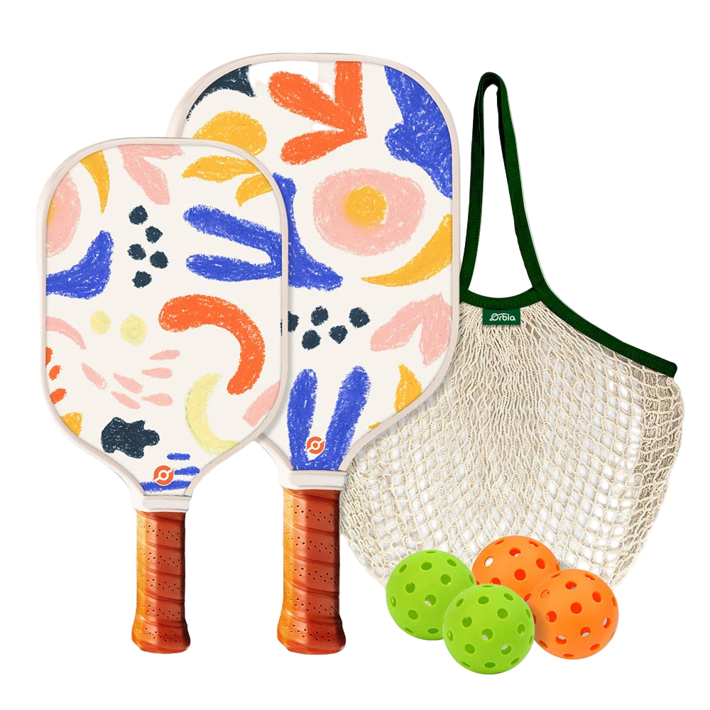 set-famille-2-raquette_pickleball_balle_filet_artsy