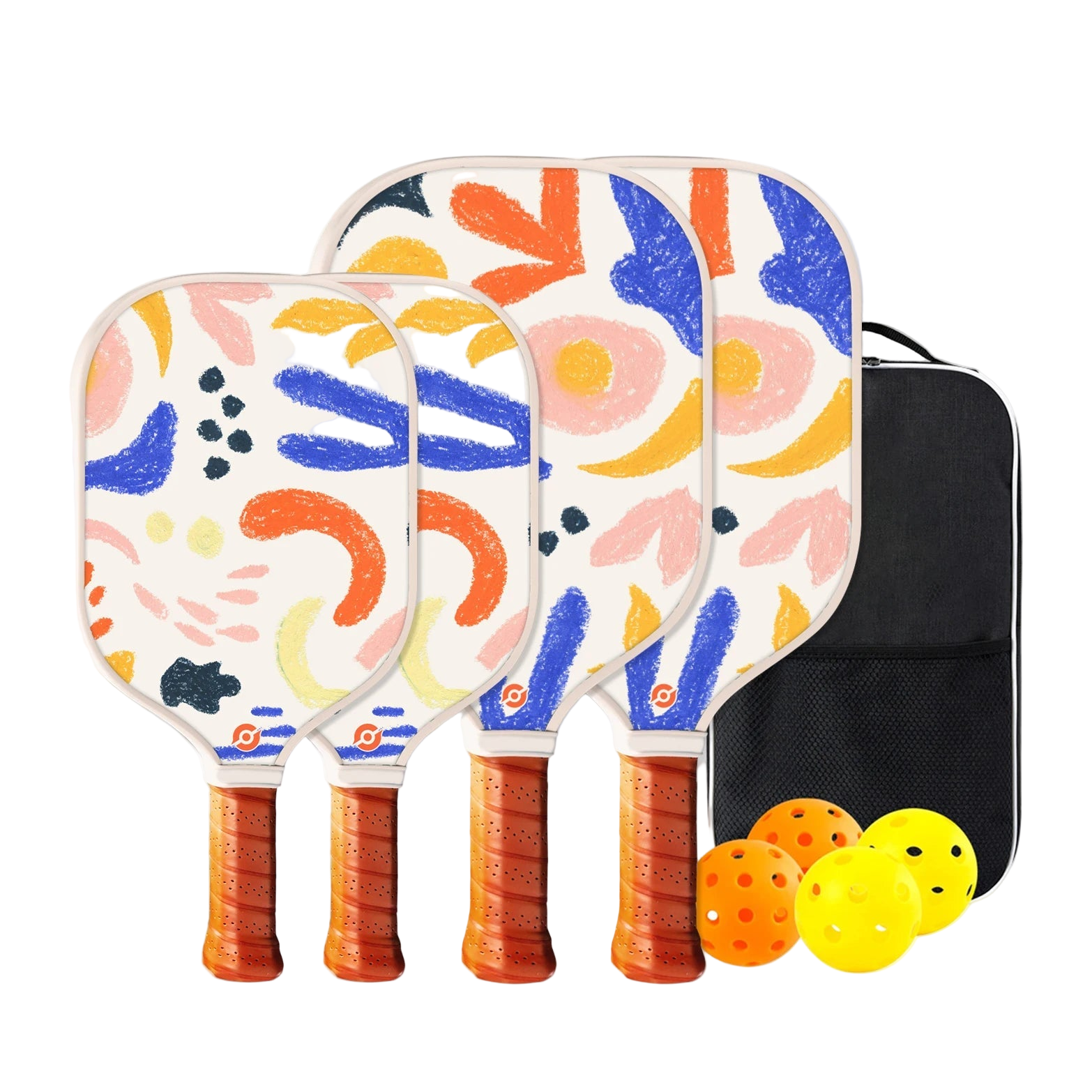 set-famille-4-raquette_pickleball_balle_housse_artsy